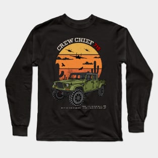 4x4 Military Pickup Truck Long Sleeve T-Shirt